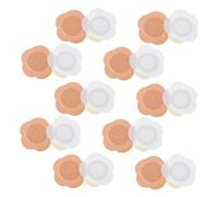SHERCHPRY 20pcs Castor Oil Pads Pack for Hair Growth Self-Adhesive Wrap Patches for Belly Soft Oil Pack for Travel Home Use