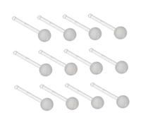 SHERCHPRY 20pcs Flexible Nose Ring Retainer Piercing Jewelry for Work Sports Comfort Allergy Durable Discrete
