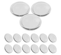SHERCHPRY 20pcs Large Eyelash Silicone Pads for Lash Extensions Soft Skin-friendly Lash Extension Holder Pallet for Precise Placement and Eye Shape Fit