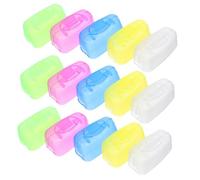 SHERCHPRY 20pcs Travel Toothbrush Covers Dustproof Caps for Electric Manual Toothbrush Portable Hygiene Protectors for Boys and Girls Adults The Go