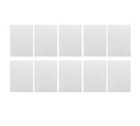 SHERCHPRY 20pcs White Foam Printing Plates A4 Size Craft Supplies for Classroom Scrapbooking Card Making Printmaking Foam Board Paper Sheets