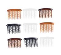 SHERCHPRY 24pcs Plastic Hair Side Combs Teeth Wave Tooth Hair Comb for Fine Curly Bridal Wedding Guest Parting