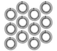 SHERCHPRY 24pcs Stretch Plastic Comb Headband Spring Hair Clips Hair Combs for Styling Small Cute Headbands for Women with Teeth with Teeth Black