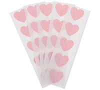 SHERCHPRY 25pcs Heart-Shaped Bandages Breathable Small Adhesive Wounded Patches Portable Flexible Plasters for Cuts Scrapes Outdoor Use
