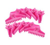 SHERCHPRY 25pcs Large Pink Hair Claw Clips for Root Lifting and Volumizing Butterfly Sectioning Clips for Salon and Home Styling Versatile Hair Barrettes for Curl Setting