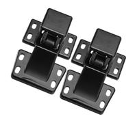 SHERCHPRY 2pcs Aluminum Alloy Gate Latch with Heaven and Earth Lock Design, Secure Door Latch Combination for Barn Wood Fence Doors, for Paint Room and High Temperature Room Use