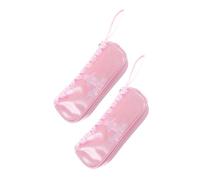 SHERCHPRY 2pcs Ballet Shoe Bags Mesh Zipper Dance Bag for Ventilated Polyester Pointe Shoe Storage Organizer Lightweight and Portable for Ballet Studio Use