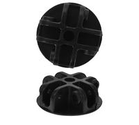 SHERCHPRY 2Pcs Black 4-Ways Roof Centre Connector Bracket for Gazebo Tent Canopy, Heavy Duty Plastic Canopy Replacement Parts Suitable for Pop-Up and Caravan Awnings