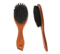 SHERCHPRY 2pcs Boar Bristle Comb Wood Handle Massage Scalp Comb for Curly Hair Detangling and Wet Hair Brush