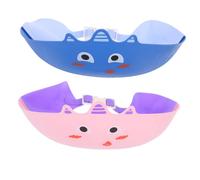 SHERCHPRY 2pcs Boy Girl's Shampoo Cap Adjustable Cute Animal Shape Bathing Cap for Boys and Girls Girl Hair Washing Shield Pink Dragon