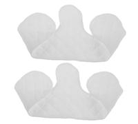 SHERCHPRY 2pcs Bra Liners: Reusable Cotton Underboob Sweat Pads Cotton Bra Pad- Moisture Absorbing Inserts for Women’s Comfort & Breast Sweat