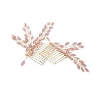 SHERCHPRY 2pcs Bridal Hair Combs Set Elegant Rhinestone Side Combs for Wedding Hair Accessories Unique Handmade Design for Women for Various Hairstyles and All Day Comfort