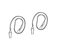 SHERCHPRY 2pcs Clip Pocket Watch Chain Alloy Hanging Chain for Pocket Watch Suit Decor for Accessories