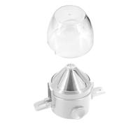 SHERCHPRY 2pcs Coffee Filter Tool Stainless Steel and Abs Small Lightweight Food-Grade Coffee Dripper for Camping and Travel Reusable Paperless Filter