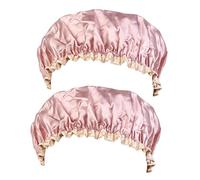 SHERCHPRY 2pcs Double Bathing Cap for Women Women Shower Hat Hair Bonnet Visor Hat Beanie Reusable Dry Your Hair Safely