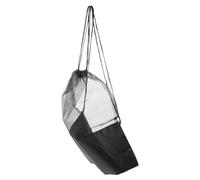 SHERCHPRY 2pcs Drawstring Soccer Mesh Bag with Shoulder Straps, Large Sports Ball Storage Sack for Football, Volleyball, Basketball - Lightweight Multi-function Gym Backpack for Men Women