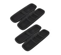 SHERCHPRY 2pcs Eva Hard Shell Travel Case for Electric Toothbrush with Mesh Pocket Durable Portable Toothbrush Holder for Hygiene Protection The Go