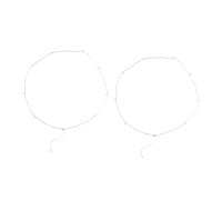 SHERCHPRY 2PCS Fashion Double Layer Pearl Bikini Waist Chain for Women Body Waist Jewelry Gold Silver Chains for Beach Parties Dance and Summer Accessories