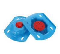 SHERCHPRY 2pcs Finger Protector Food Holder Compact Hand Guard for Kitchen Mandoline Slicer Safe Chopping Tool Multifunctional Sturdy Finger Guard for Vegetable Fruit Cutting Random Color