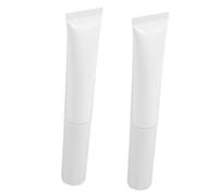 SHERCHPRY 2pcs Flocked Foundation Tube Travel Squeeze Dispensing Bottle Refillable Cream Container