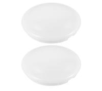 SHERCHPRY 2pcs Flush Mount Ceiling Light Shades Plastic Mushroom Lamp Covers 18.7cm Diameter for Bedroom Balcony Kitchen Bathroom Fixture Replacement