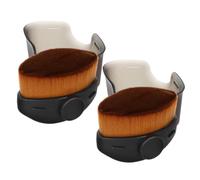 SHERCHPRY 2pcs Foundation Brush Makeup Brushes Protective Cover for Smooth Tone Body Makeup