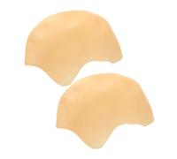 SHERCHPRY 2pcs Halloween Bald Cap Kit Latex Balding Cap for Cosplay Realistic Balding Head Wig Monk Headgear for Women Men Stage Performance Head Accessories