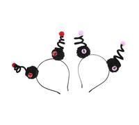 SHERCHPRY 2pcs Halloween Headband Set Elastic Monster Eyeball Hairbands for Adults and Spooky Cosplay Costume Party Accessories No-slip Comfort Flexible Fit