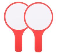 SHERCHPRY 2Pcs Handheld Dry Erase Voting Paddles A3 Red 15X25Cm Single-Sided Mini White Boards for Classroom Voting Auction Supplies Reusable Interactive Learning Whiteboard