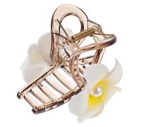 SHERCHPRY 2pcs Hawaiian Flower Hair Claw Clips for Women and Non Slip Claws for Thick Thin and Curly Hair for Beach Vacation and Daily Use