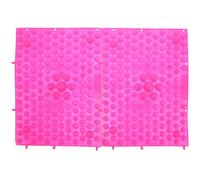 SHERCHPRY 2pcs Large Pink Foot Massage Acupressure Mat for Reflexology and Stimulation TPE Walking Toe Pads for Bathroom Yoga Outdoor Use Halloween and Christmas Party Prank Prop