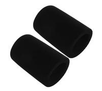 SHERCHPRY 2pcs Microphone Pop Filter Windshield Soft Flocked Sponge Mic Cover Protective Mic Shield Compatible with Fifine for Recording Streaming Podcasting