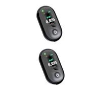SHERCHPRY 2pcs Mini Alcohol Detector Portable with High Definition Tft Screen Accurate Alcohol Measurement No Contact Blowing Rechargeable Present for Family and Friends