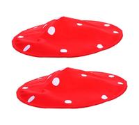SHERCHPRY 2pcs Mushroom Cap Adult Vibrant Cosplay Performance Hat for Men and Women Unique Festival Accessory for Stage Parties and Themed Events