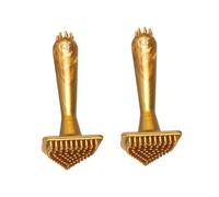 SHERCHPRY 2pcs Neck Massage Comb PVC Massage Tools Triangle Meridian Scraper for Relaxation and Blood Circulation Stimulation, Suitable for Home Wellness and Stress Relief