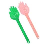 SHERCHPRY 2Pcs Portable Handheld Body Massager Stick with Palm Design Long Handle for Deep Muscle Tapping Relieves Fatigue Promotes for Neck Back Shoulders Legs and Feet Therapy