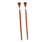 SHERCHPRY 2Pcs Portable Wooden Back Scratcher Long Handle Itch Relief Tool for Adults Anti-Itch Massage Helper for Home Office Travel Family and Friends