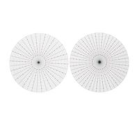 SHERCHPRY 2pcs Ribbon Bow Maker Set Plastic Weaving Boards Rosette Making Templates for Brooches Pins and Corsage Crafting Sewing Ribbon Pleat and Folding Tool for Flower DIY