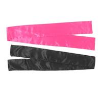 SHERCHPRY 2pcs Satin Headband Wig Grip Band Black Headbands for Women Hair Accessories Hair Wraps for Wedding Guest
