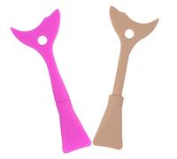 SHERCHPRY 2pcs Silicone Eyelash Guard Applicator Tool Makeup Eyeshadow Eyeliner Shield Pads Easy to Use for All Skill Levels Compact Design for Travel Beauty for Friends and Family