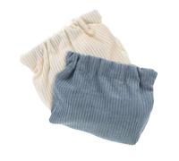 SHERCHPRY 2Pcs Small Makeup Bags Portable Storage Pouches for Women Lightweight Lipstick Cases for Travel and Outdoor Use Versatile Cosmetic Organizers Milk White Blue
