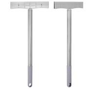SHERCHPRY 2Pcs Stainless Steel Sign Rod Handheld Welcome Sign Holder Outdoor Parade Tour Guide Multi-Function Rod for Display and Advertising