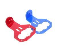 SHERCHPRY 2pcs Ultrasonic Sensor Mounting Brackets Holder for Smart Car Distance Sensor Module, Red and Blue Plastic Brackets Compatible with HC-SR04 Ultrasonic Measurement Module