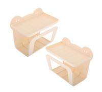 SHERCHPRY 2pcs Wall-mounted Tissue Holder Wet Wipes Storage Box Tissue Dispenser Nonslip Container Facial Towel Holder Toilet Paper Multipurpose Easy Access