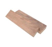 SHERCHPRY 2pcs Walnut Hardwood Boards for Carving Unfinished Wood Crafting and Whittling Blocks Rectangular Wooden Planks for Sculpture