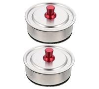 SHERCHPRY 2pcs Watch Parts Cleaning Jar Medium Oil Washing Pot for Watch Maintenance Repair Tool for Storing Clock Oil Crafts and Hobbies
