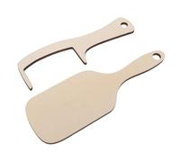 SHERCHPRY 2Pcs Wooden Bald Man Comb and Brush Set Smooth Grooming Tool for Men Unique Gift for Parties and Birthdays