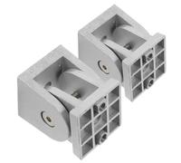 SHERCHPRY 2pcs Zinc Alloy Hinge Door Stoppers with Versatile Application and Stable Reliable Function for Offices and Shops, Adjustable Pivot Door Hinges in Silver Finish