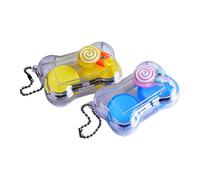 SHERCHPRY 2sets Eyes Case Travel Lens Holder Small Storage Box Contact Removal Tool Random Color