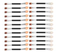 SHERCHPRY 30pcs Double-ended Eyeshadow Brush Applicator Set for Women Eyebrow Shaping Tool Brow Liner Makeup Set for Travel